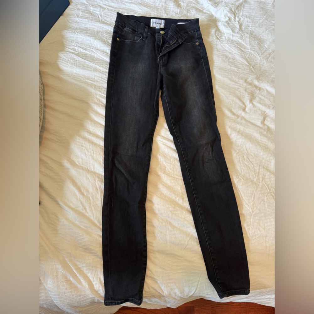 Frame dark grey/black wash jeans